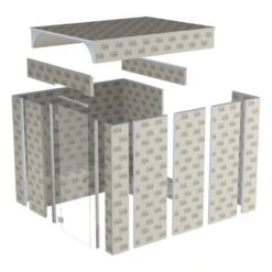 Hammam Sans Sol, H.225 X L.180 Cm, LUX ELEMENTS