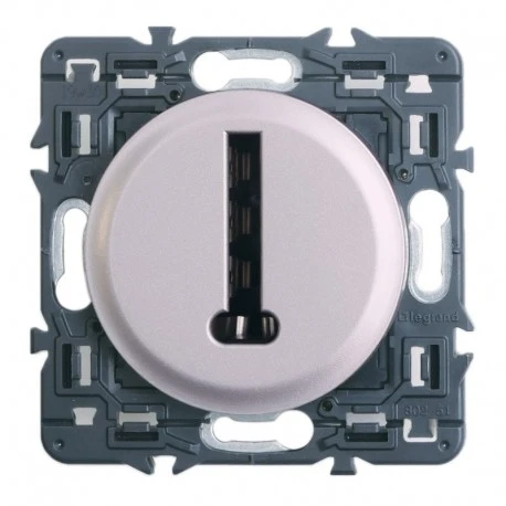 Legrand Céliane – Prise Téléphone En T 8 Contacts – Ensemble Titane à Griffes – à Composer 1 Legrand Céliane – Prise Téléphone En T 8 Contacts – Ensemble Titane à Griffes – à Composer