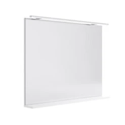 Miroir Lumineux Avec Spot, L.100 X H.76 Cm Opale