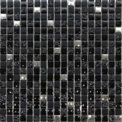 Mosaïque Mur Fusion Noir 30 X 30 Cm ARTENS