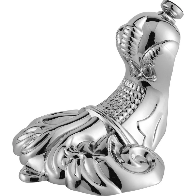 Pieds De Baignoire L.25.3x L.23 Cm Chromé Charleston Patte D’aigle 1 Pieds De Baignoire L.25.3x L.23 Cm Chromé Charleston Patte D’aigle