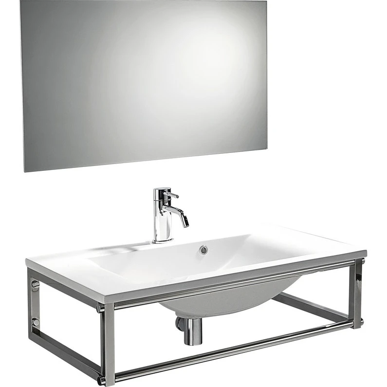 Plan Vasque Manhattan Résine De Synthèse 80 Cm 4 Plan Vasque Manhattan Résine De Synthèse 80 Cm – Image 4