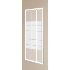 Porte De Douche Coulissante 79 Cm, Sérigraphié, Nerea