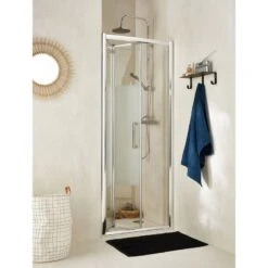 Porte De Douche Pliante 80 Cm, Sérigraphié, Quad