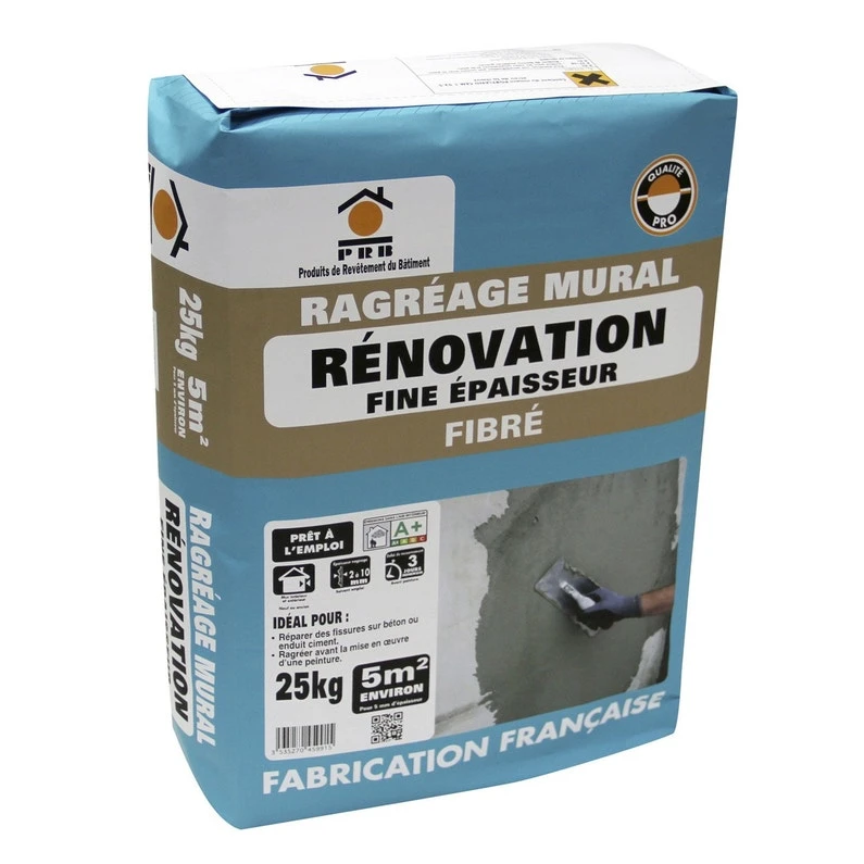 Ragréage Mural Fibré Hp PRB, 25 Kg 1 Ragréage Mural Fibré Hp PRB, 25 Kg