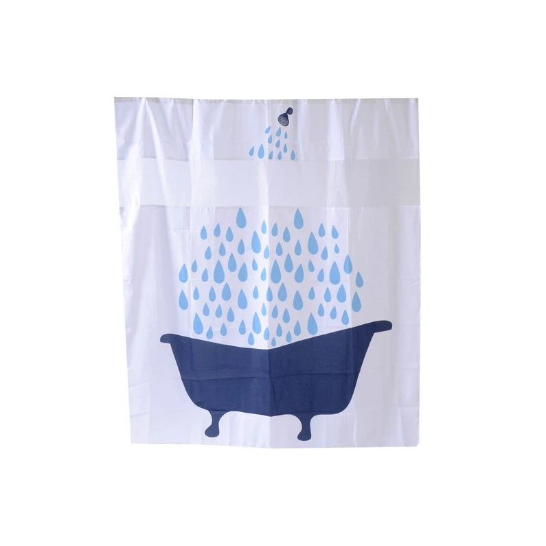 Rideau De Douche En Textile Multicolore L.180 X H.200 Cm, See You SENSEA 1 Rideau De Douche En Textile Multicolore L.180 X H.200 Cm, See You SENSEA