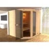 Sauna Traditionnel 2 Ou 3 Personnes WEKA Kemi 144x192cm Poêle Compact 8kw