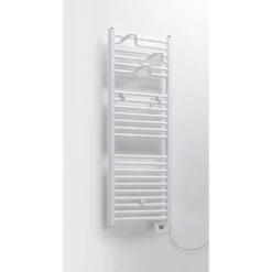 Sèche-serviettes électrique à Inertie Fluide DELTACALOR Up-app Blanc 500W