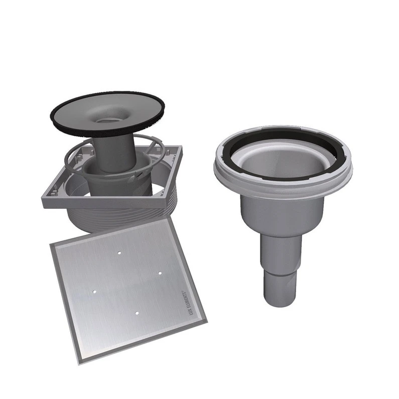 Siphon Sortie Verticale Avec Grille à Carreler 1 Siphon Sortie Verticale Avec Grille à Carreler