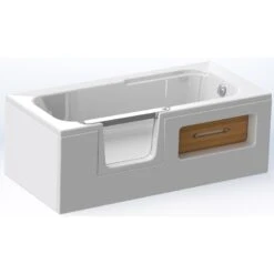 Tablier De Baignoire Rectangulaire L.80x L.43 Cm Blanc, SUCAL Twineo