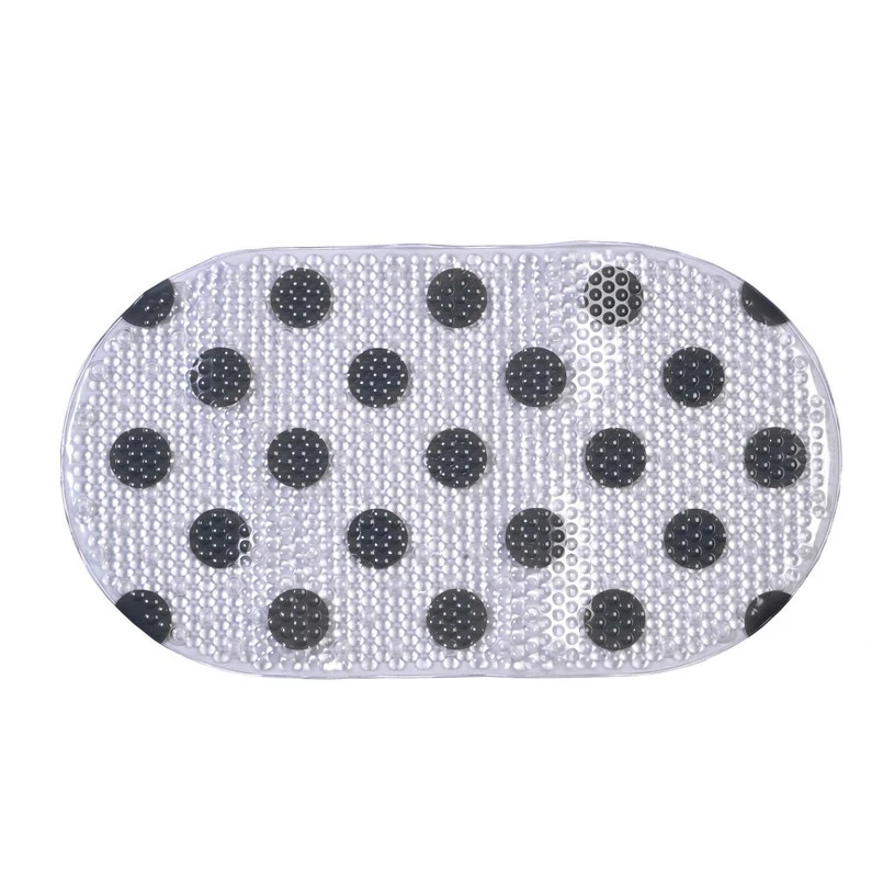 Tapis Antidérapant Transparent Pour Baignoire, Polka 1 Tapis Antidérapant Transparent Pour Baignoire, Polka