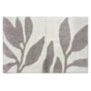 Tapis De Bain L.50 X L.80 Cm Gris Poivré N°5, Leaf SENSEA